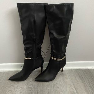 Express Knee High Chain Boots